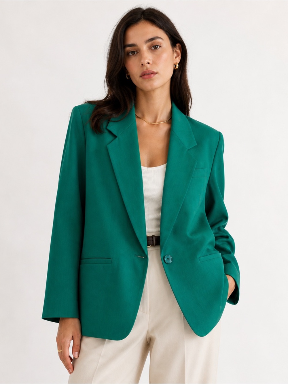 Vintage 80s Pendleton Sophisticates Emerald Green Blazer 16W